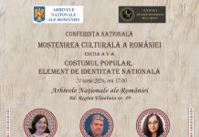 CONFERINȚA NAȚIONALĂ MOȘTENIREA CULTURALĂ A ROMÂNIEI, ediția a V- a