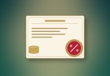 Titluri de stat FIDELIS, ediția din septembrie 2026: dobânzi de până la 7,50% în lei și 6,30% în euro Ilustrație cu un certificat de titlu de stat, sigiliu cu procent și monede