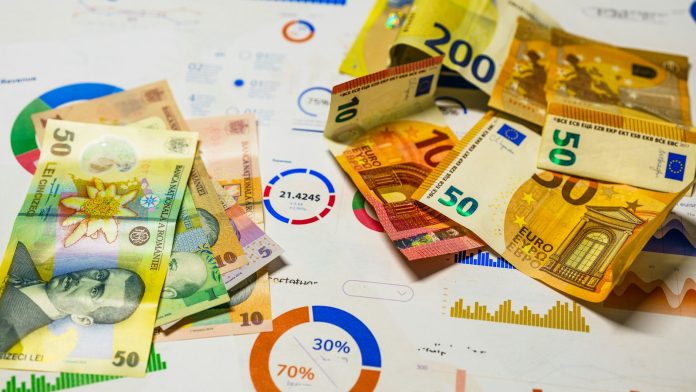 banknotes lei romania