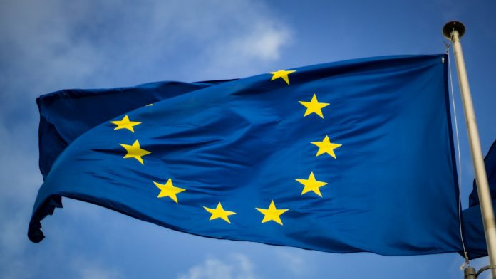 european union flags
