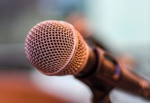 press microphones